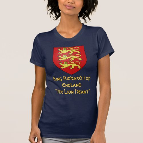 King Richard I of England The Lionheart T_Shirt