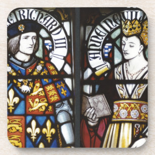 King Richard III and Queen Anne of England Drink Coaster