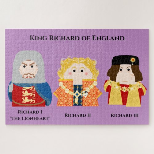 King Richard of England Jigsaw Puzzle