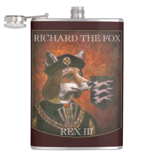 King Richard The Third Fox Flask (Opened)