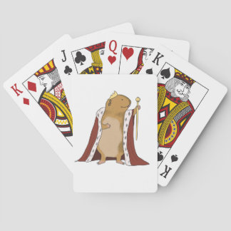King Riley the guinea pig Poker Cards