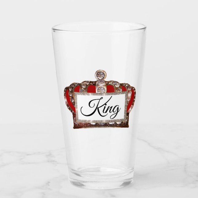 King “Royal Crown” Glass (Front)