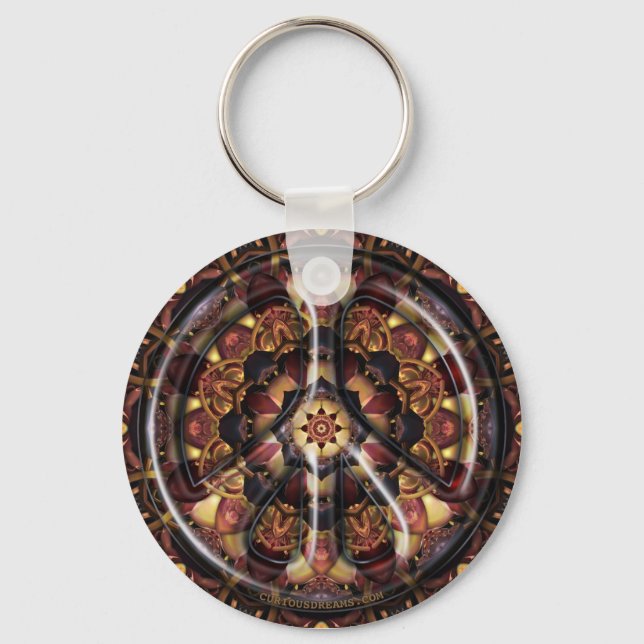 King Royal Peace Keychain (Front)