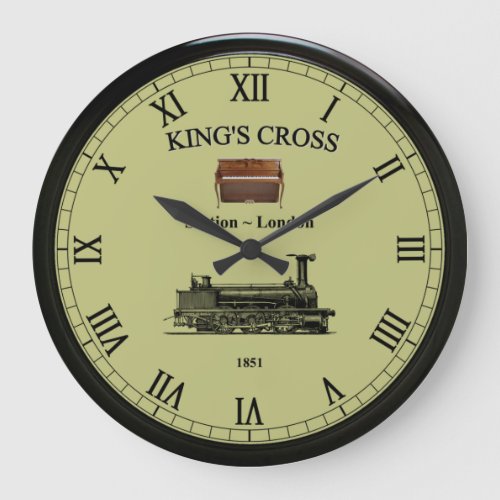 Kings Cross StationLondon EnglandUpright Piano Large Clock