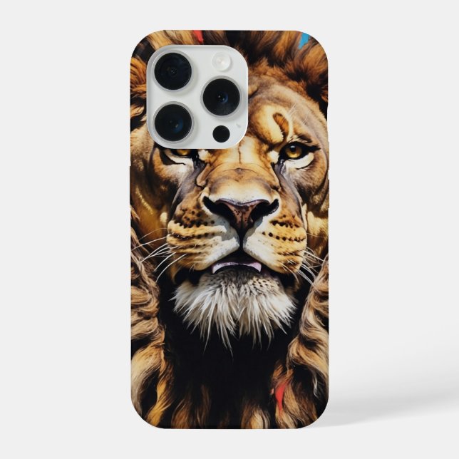 King’s Gaze Lion iPhone Case  (Back)