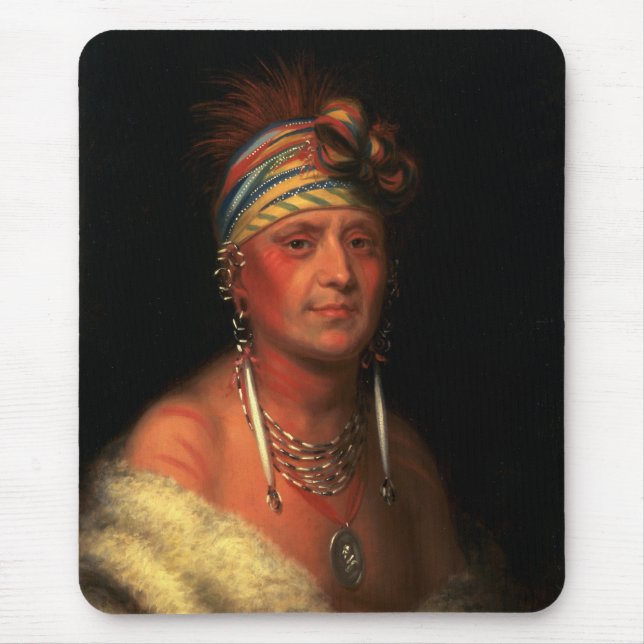 King’s “White Plume” mousepad (Front)