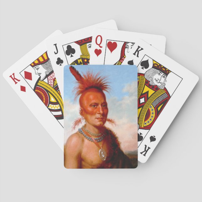 King’s ”Wicked Chief” playing cards (Back)