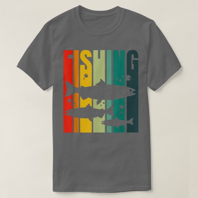 King Salmon Chinook Salmon Fishing  T-Shirt (Design Front)