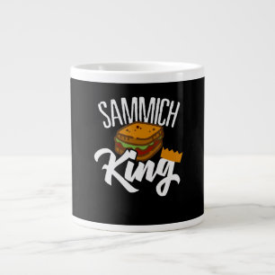King Sandwich Fars Day Food Diet Chef Artist Gift Giant Coffee Mug