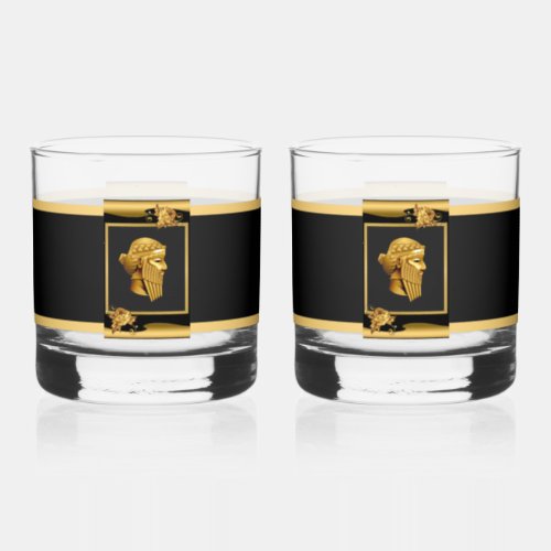 King Sargon Drinkware Set Whiskey Glass