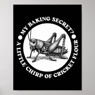 King Secret Cricket Flour Edible Insects Protein Poster