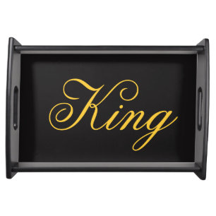 King Serving Tray