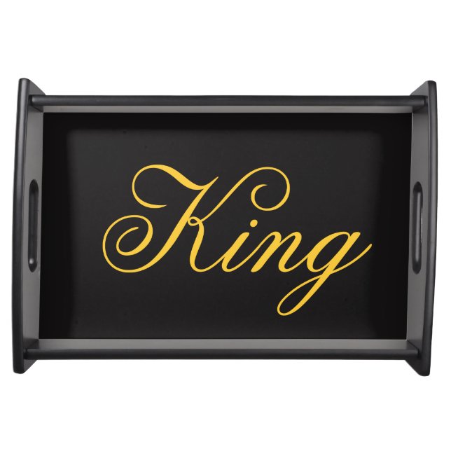 King Serving Tray (Front)