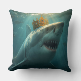 King shark throw pillow