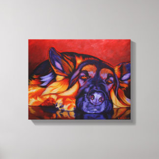 King Shepherd on Canvas Print