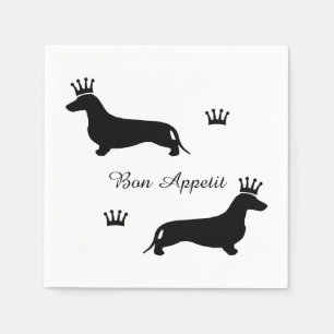King Short Hair Dachshund - pattern 1 Napkins