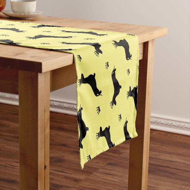 King Short Hair Dachshund - pattern 1 Table Runner (In Situ)