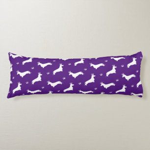 King Short Hair Dachshund - pattern 2 Body Pillow