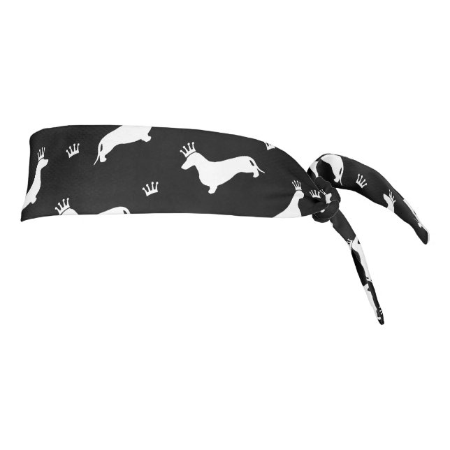 King Short Hair Dachshund - pattern 2 Tie Headband (Rotate 90)