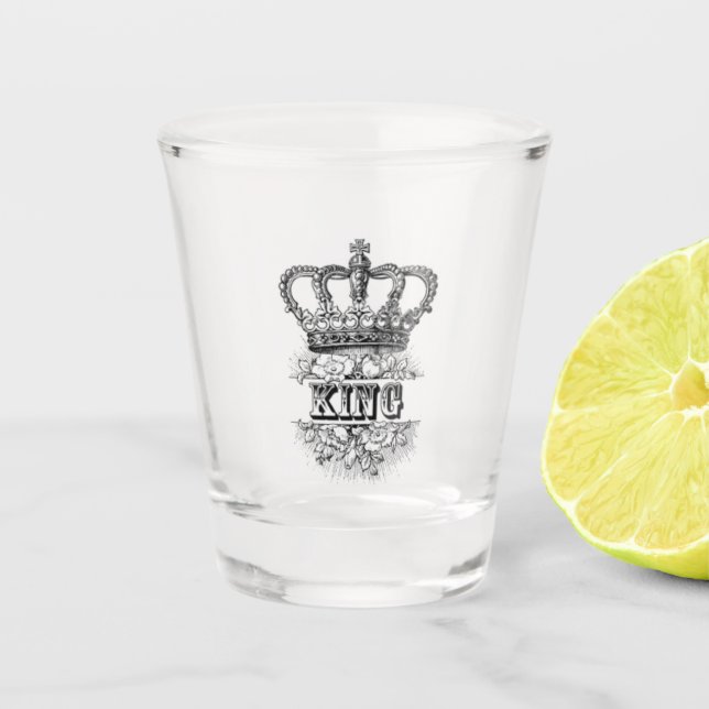 King Shot Glass (Front)