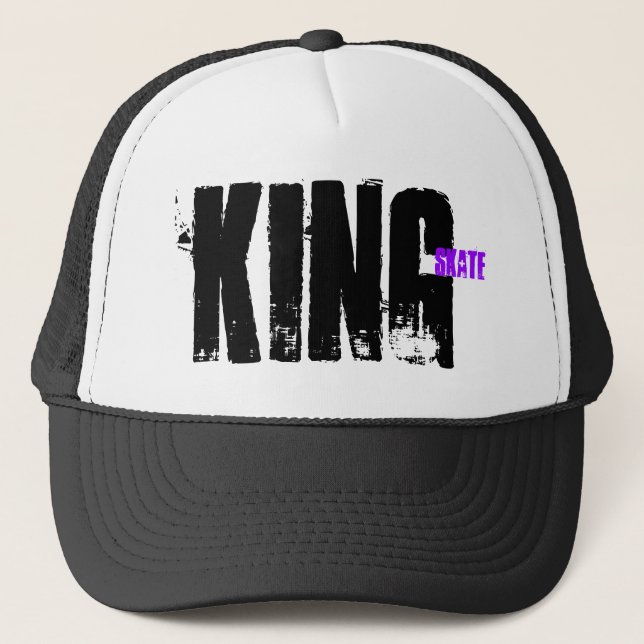 King, Skate Trucker Hat (Front)