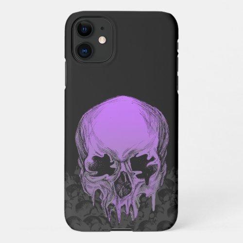 King Skull Black iPhone 11 Case