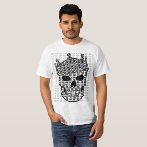 King Skull Diamond T_Shirt
