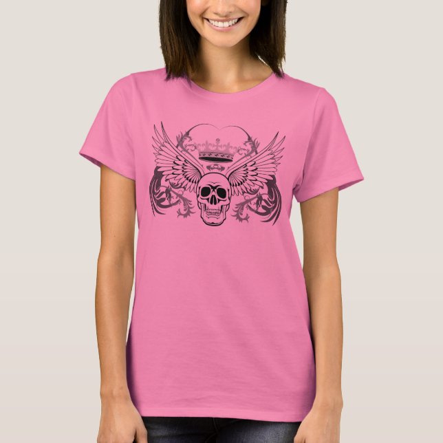 king skull - ladies T-Shirt (Front)