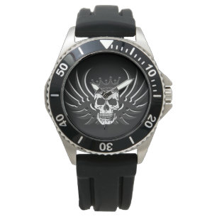 King Skull with Wings Watch