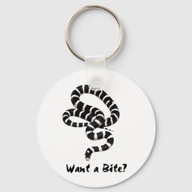 King Snake from Junglewalk.com Keychain (Front)