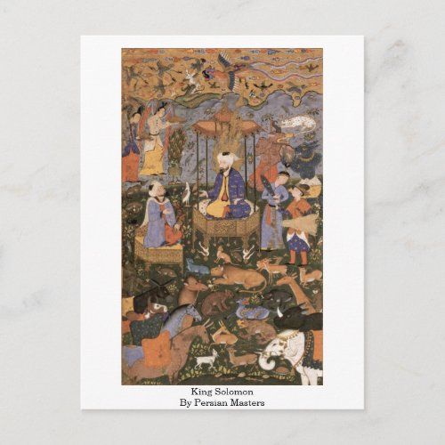 King Solomon By Persian Masters Postcard