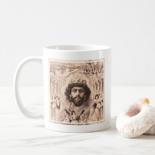 King Solomon Surrounded By Dancing Girls Coffee Mug