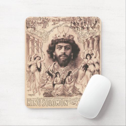King Solomon Surrounded By Dancing Girls Mouse Pad