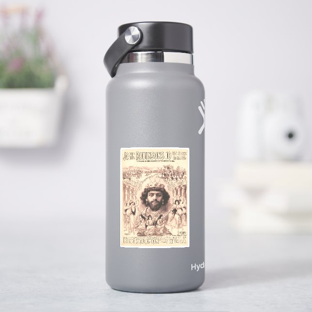 King Solomon Surrounded By Dancing Girls Sticker (HydroFlask)