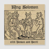 King Solomon with Demon and Devil (Front)