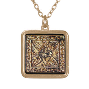 King Solomon's Gold Magick Talisman of Prosperity Plated Necklace
