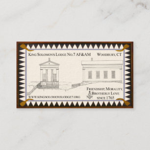 King Solomon's Lodge No.7 Business Cards