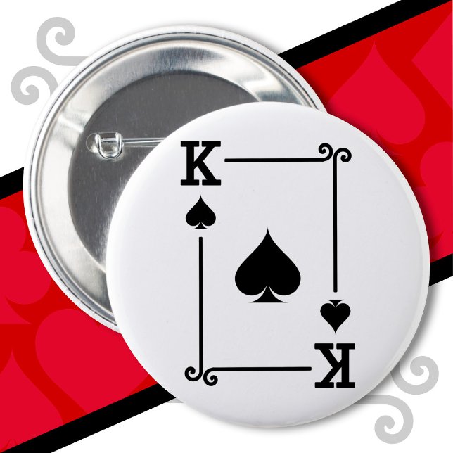King Spades Card Costume Playing Cards King Spades Button (Creator Uploaded)
