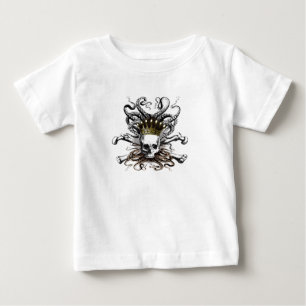 King Squid Skull Baby T-Shirt