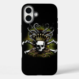King Squid Skull iPhone 16 Plus Case