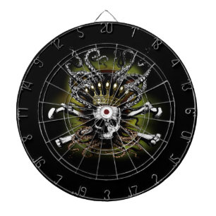 King Squid Skull Dartboard With Darts