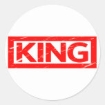 King Stamp Classic Round Sticker