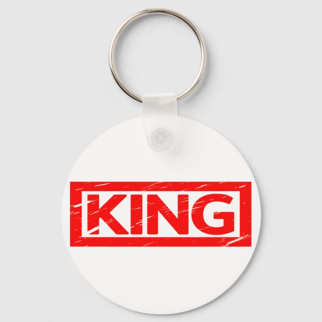 King Stamp Keychain (Front)