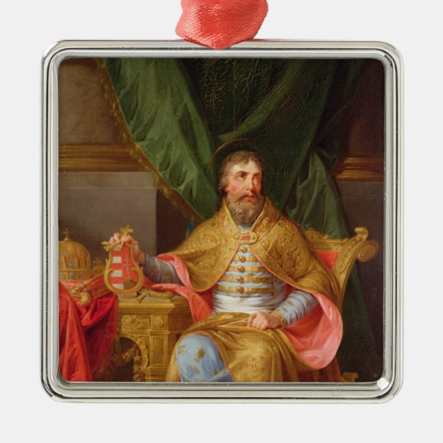 King Stephen Metal Ornament (Front)