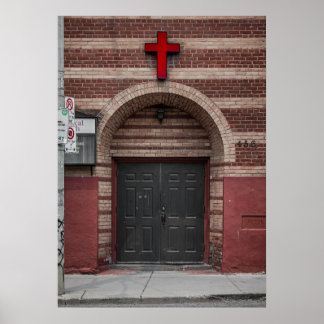 King Street East Methodist Church No 5 Color Poster