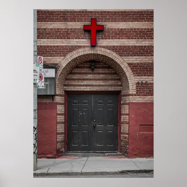 King Street East Methodist Church No 5 Color Poster (Front)