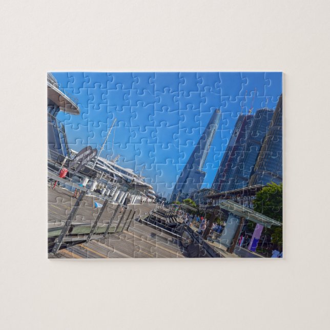 King Street Wharf in Sydney Australia Jigsaw Puzzle (Horizontal)