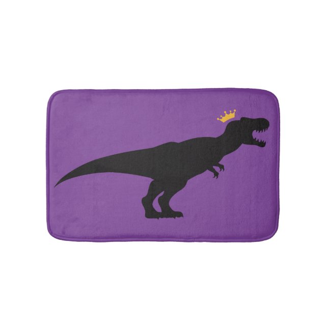 King T-Rex Bathroom Mat (Front)