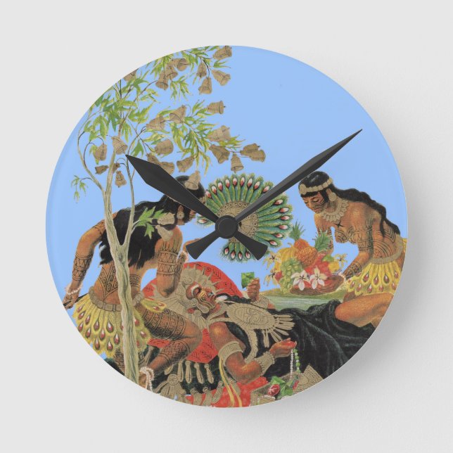 King Tatarrax of Quivira Round Clock (Front)