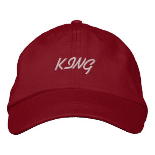 KING Text Stunning Elegant Cool Men's-Hat Embroidered Baseball Cap